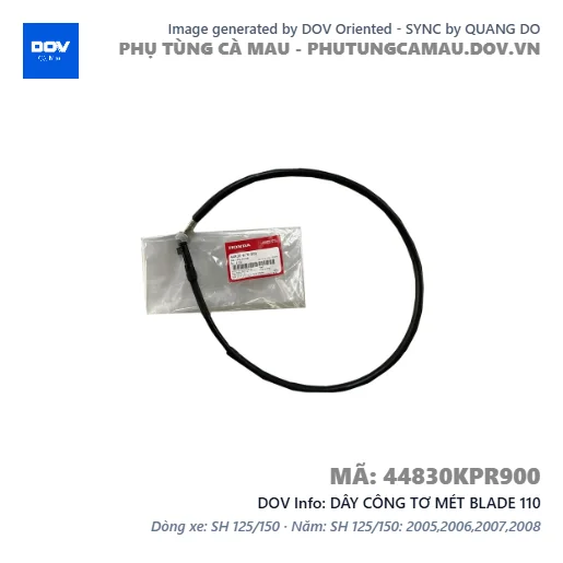 DÂY CÔNG TƠ MÉT BLADE 110 — 44830KPR900