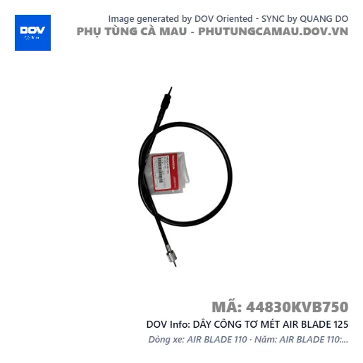 DÂY CÔNG TƠ MÉT AIR BLADE 125 — 44830KVB750