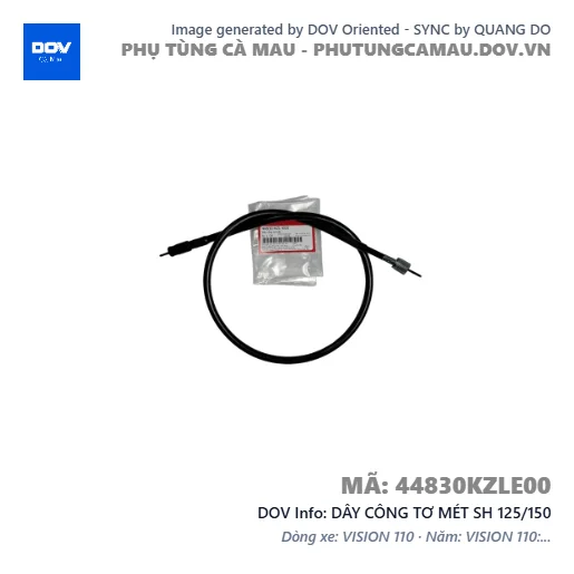 DÂY CÔNG TƠ MÉT SH 125/150 — 44830KZLE00
