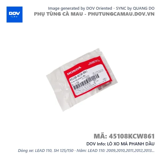 LÒ XO MÁ PHANH DẦU  — 45108KCW861