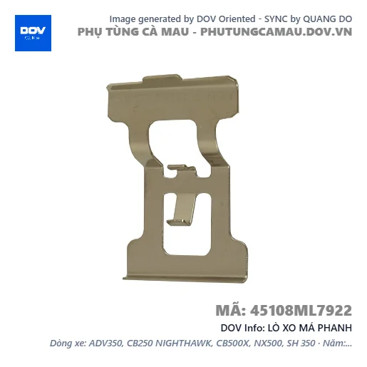 LÒ XO MÁ PHANH  — 45108ML7922