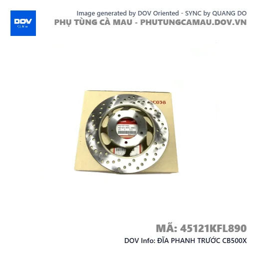 ĐĨA PHANH TRƯỚC CB500X — 45121KFL890