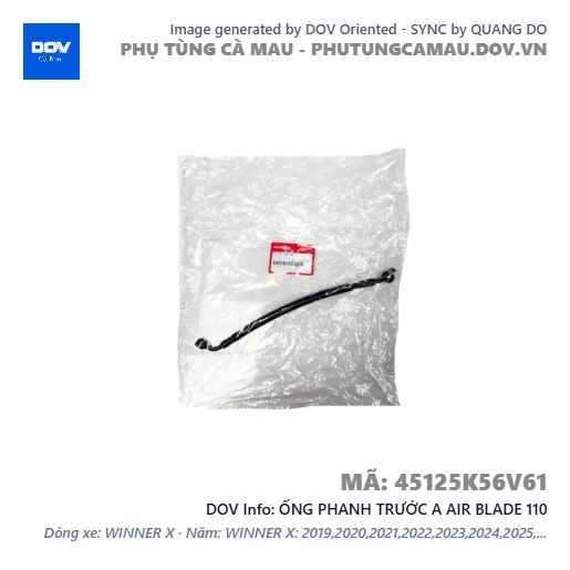 ỐNG PHANH TRƯỚC A AIR BLADE 110 — 45125K56V61