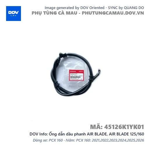 Ống dẫn dầu phanh AIR BLADE, AIR BLADE 125/160 — 45126K1YK01