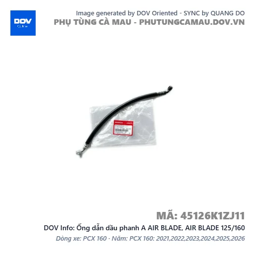 Ống dẫn dầu phanh A AIR BLADE, AIR BLADE 125/160 — 45126K1ZJ11