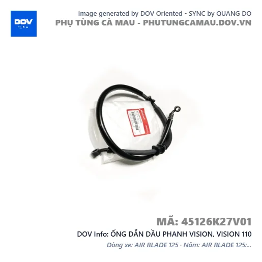 ỐNG DẪN DẦU PHANH VISION, VISION 110 — 45126K27V01