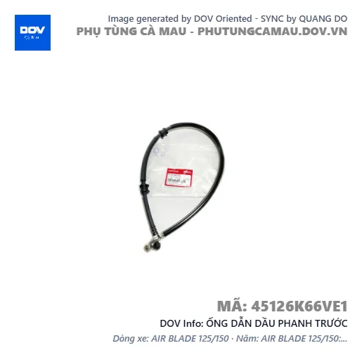 ỐNG DẪN DẦU PHANH TRƯỚC  — 45126K66VE1