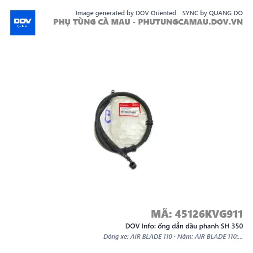 ống dẫn dầu phanh SH 350 — 45126KVG911