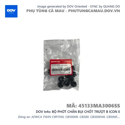 BỘ PHỚT CHẮN BỤI CHỐT TRƯỢT B ICON E — 45133MA3006SS