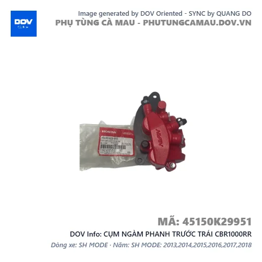 CỤM NGÀM PHANH TRƯỚC TRÁI CBR1000RR — 45150K29951