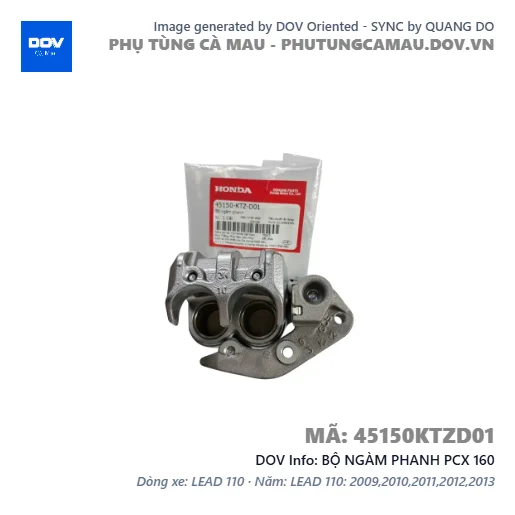 BỘ NGÀM PHANH PCX 160 — 45150KTZD01