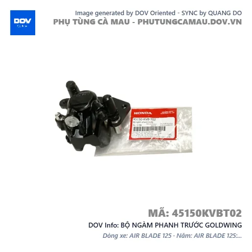 BỘ NGÀM PHANH TRƯỚC GOLDWING — 45150KVBT02