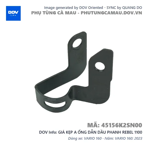 GIÁ KẸP A ỐNG DẪN DẦU PHANH REBEL 1100 — 45156K2SN00