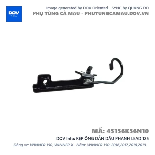 KẸP ỐNG DẪN DẦU PHANH LEAD 125 — 45156K56N10