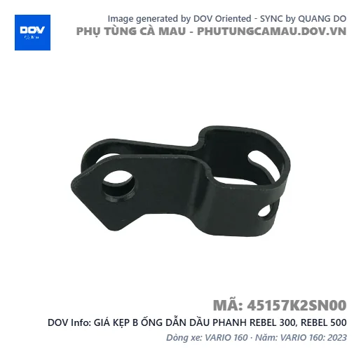GIÁ KẸP B ỐNG DẪN DẦU PHANH REBEL 300, REBEL 500 — 45157K2SN00