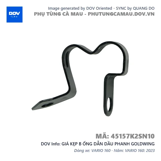 GIÁ KẸP B ỐNG DẪN DẦU PHANH GOLDWING — 45157K2SN10