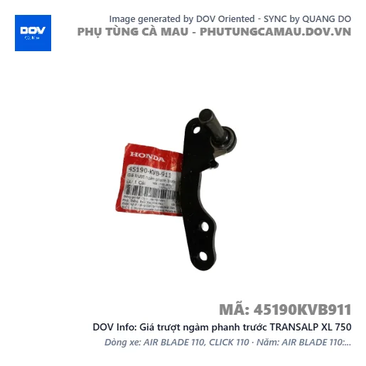 Giá trượt ngàm phanh trước TRANSALP XL 750 — 45190KVB911