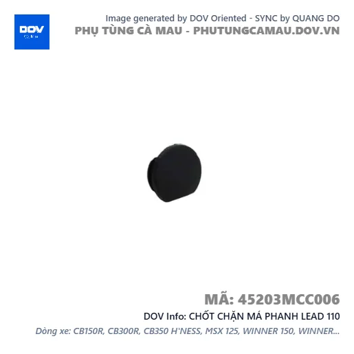 CHỐT CHẶN MÁ PHANH LEAD 110 — 45203MCC006