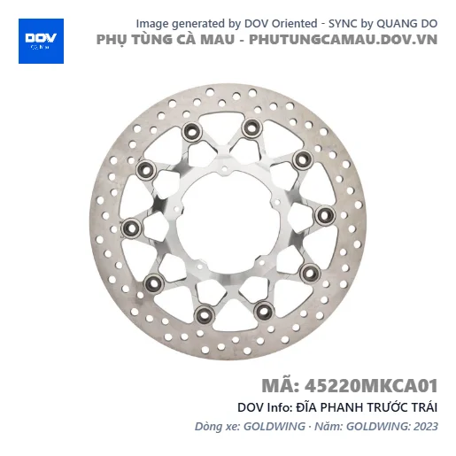 ĐĨA PHANH TRƯỚC TRÁI  — 45220MKCA01