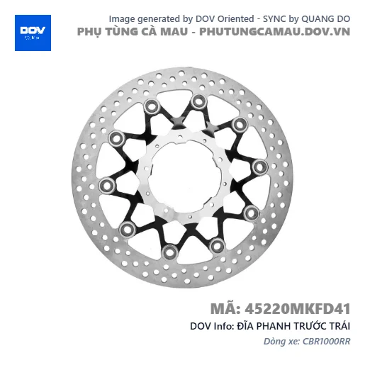 ĐĨA PHANH TRƯỚC TRÁI  — 45220MKFD41