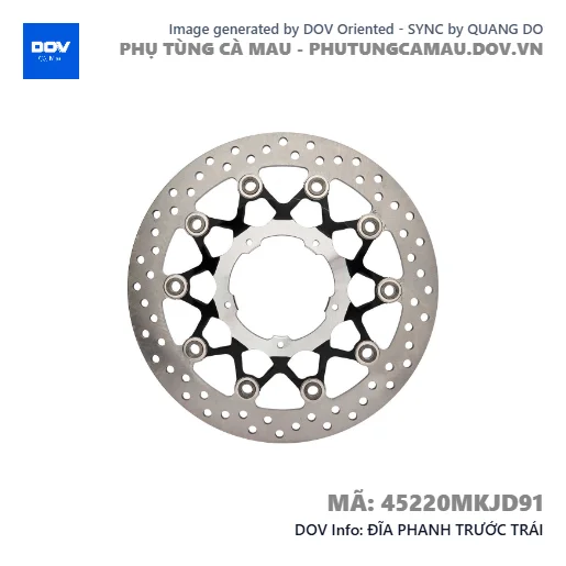 ĐĨA PHANH TRƯỚC TRÁI  — 45220MKJD91