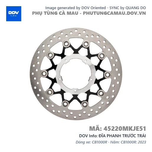 ĐĨA PHANH TRƯỚC TRÁI  — 45220MKJE51