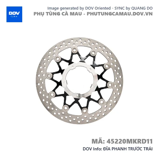ĐĨA PHANH TRƯỚC TRÁI  — 45220MKRD11