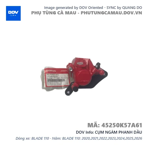 CỤM NGÀM PHANH DẦU  — 45250K57A61