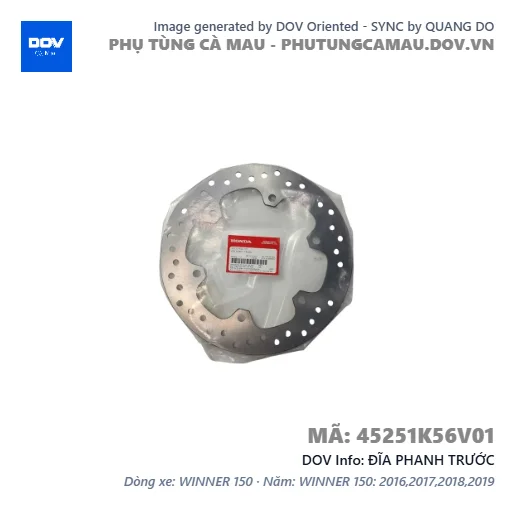 ĐĨA PHANH TRƯỚC  — 45251K56V01