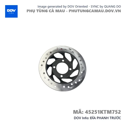 ĐĨA PHANH TRƯỚC  — 45251KTM752