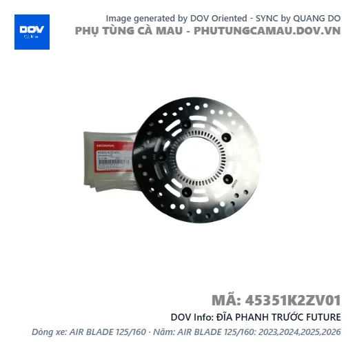 ĐĨA PHANH TRƯỚC FUTURE — 45351K2ZV01