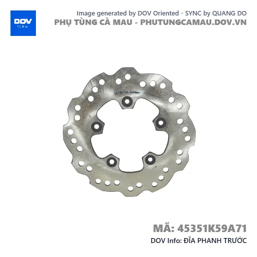 ĐĨA PHANH TRƯỚC  — 45351K59A71