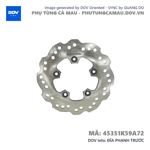 ĐĨA PHANH TRƯỚC  — 45351K59A72
