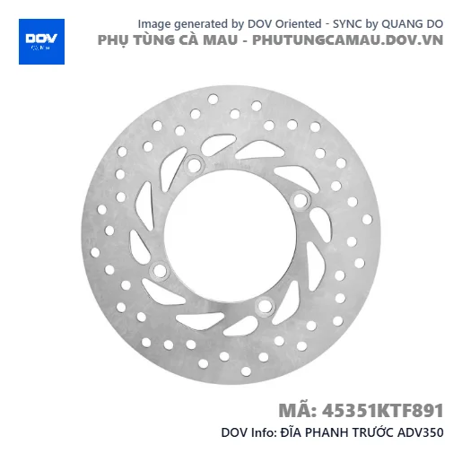 ĐĨA PHANH TRƯỚC ADV350 — 45351KTF891