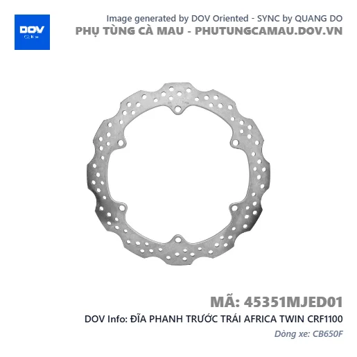 ĐĨA PHANH TRƯỚC TRÁI AFRICA TWIN CRF1100 — 45351MJED01
