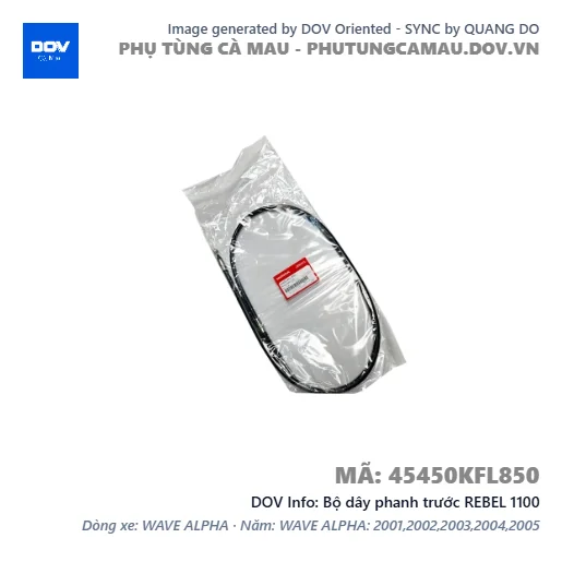 Bộ dây phanh trước REBEL 1100 — 45450KFL850