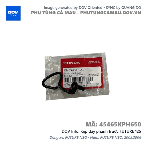 Kẹp dây phanh trước FUTURE 125 — 45465KPH650