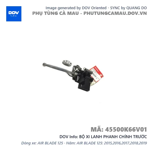 BỘ XI LANH PHANH CHÍNH TRƯỚC  — 45500K66V01