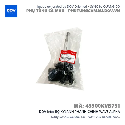 BỘ XYLANH PHANH CHÍNH WAVE ALPHA — 45500KVB751