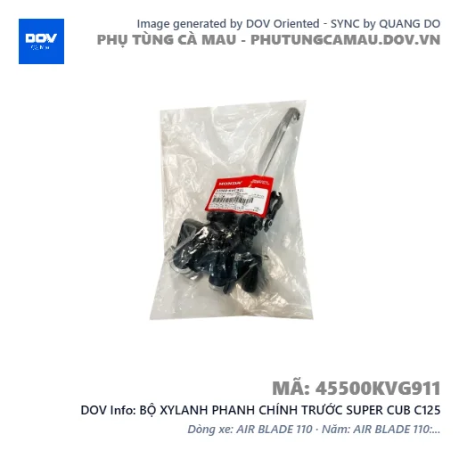 BỘ XYLANH PHANH CHÍNH TRƯỚC SUPER CUB C125 — 45500KVG911