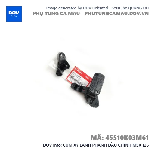 CỤM XY LANH PHANH DẦU CHÍNH MSX 125 — 45510K03M61