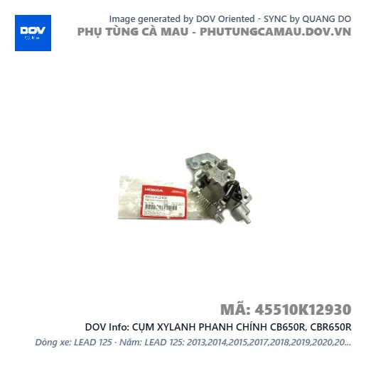 CỤM XYLANH PHANH CHÍNH CB650R, CBR650R — 45510K12930