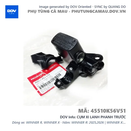 CỤM XI LANH PHANH TRƯỚC  — 45510K56V51