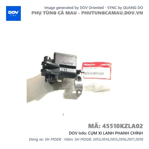 CỤM XI LANH PHANH CHÍNH — 45510KZLA02