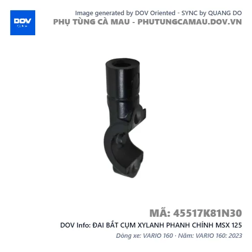 ĐAI BẮT CỤM XYLANH PHANH CHÍNH MSX 125 — 45517K81N30