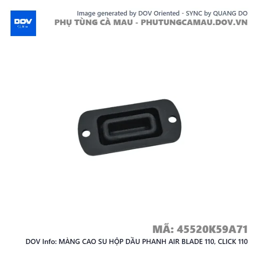 MÀNG CAO SU HỘP DẦU PHANH AIR BLADE 110, CLICK 110 — 45520K59A71