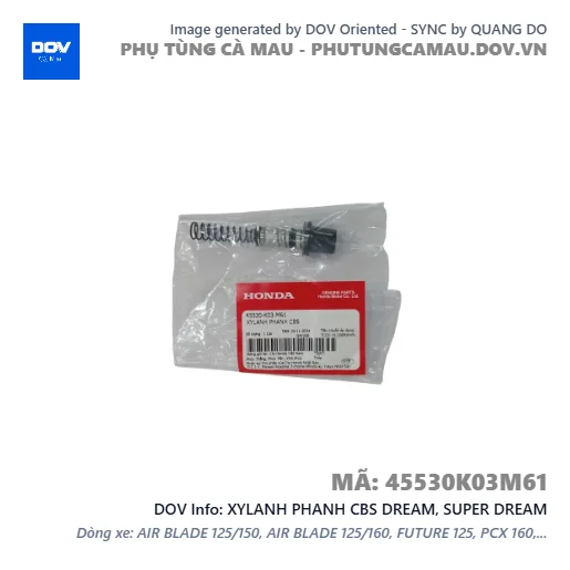 XYLANH PHANH CBS DREAM, SUPER DREAM — 45530K03M61