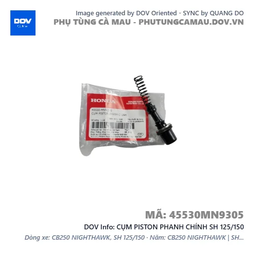 CỤM PISTON PHANH CHÍNH SH 125/150 — 45530MN9305