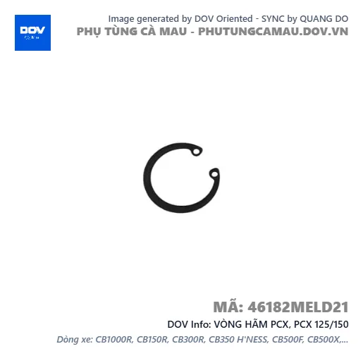 VÒNG HÃM PCX, PCX 125/150 — 46182MELD21