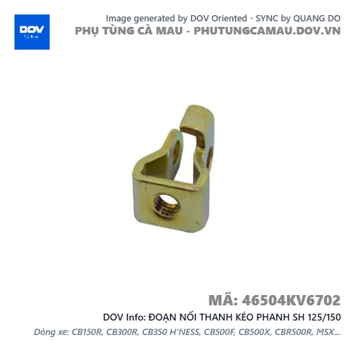 ĐOẠN NỐI THANH KÉO PHANH SH 125/150 — 46504KV6702